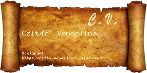 Czitó Vendelina névjegykártya